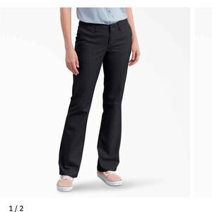 Dickies slim fit pants in black